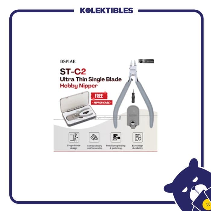 Gundamnesia - DSPIAE ST-C2 Ultra Thin Single Blade Nipper 01/162/10/29/194