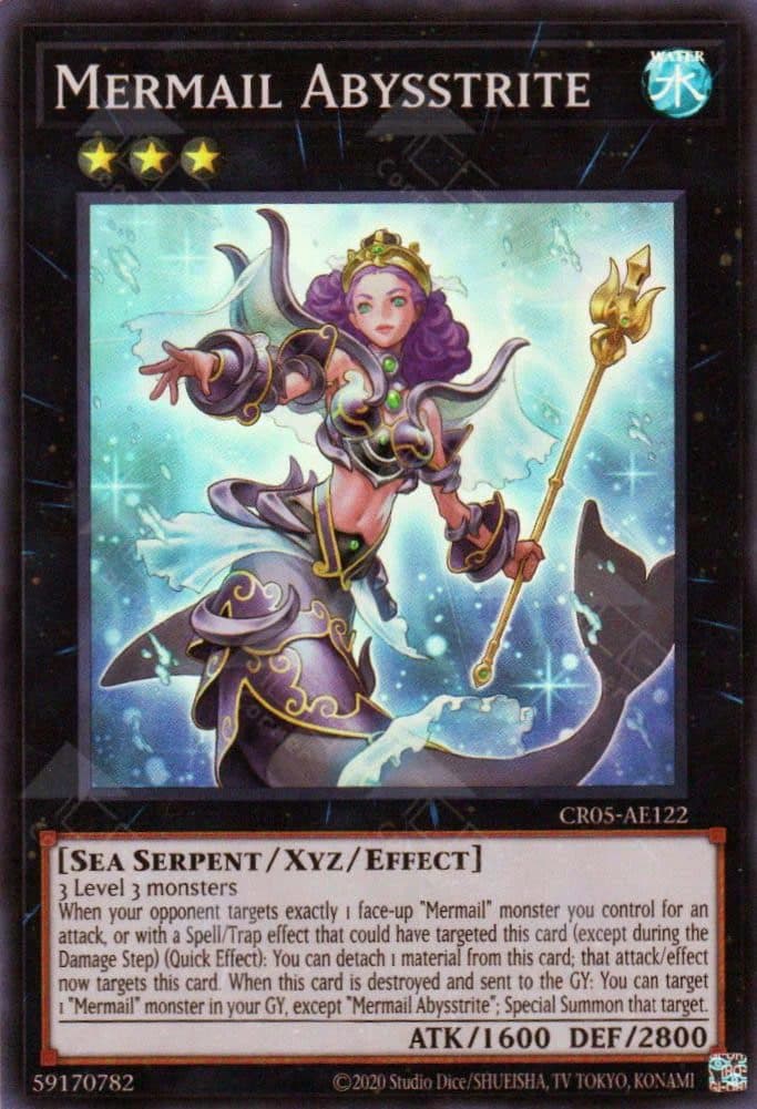 YU GI OH AE - CR05-AE122 - Mermail Abysstrite (SR)