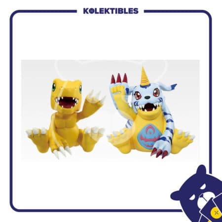 Ichiban Kuji Digimon C Prize - Agumon & Gabumon Set Figure - 01/002/04/11/111