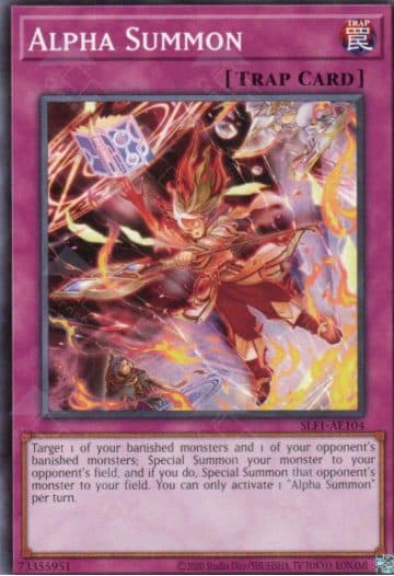 YU GI OH AE - SLF1-AE104 Alpha Summon (SR)