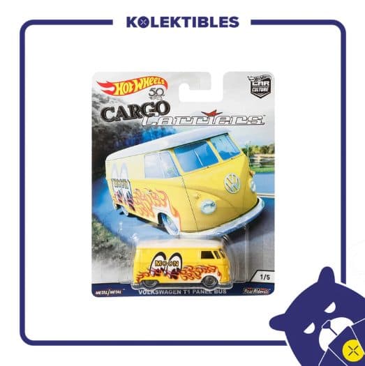 Hotwheels Premium Car Culture – Cargo Carriers – Volkswagen T1 Panel Bus 01/159/07/22/190