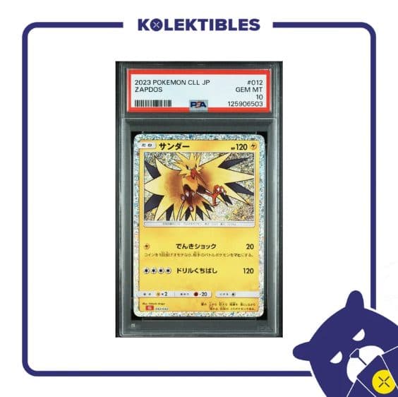 Zapdos 012 Holo – Pokemon CLL 2023 Japan – PSA 10 - 01/006/02/26/113