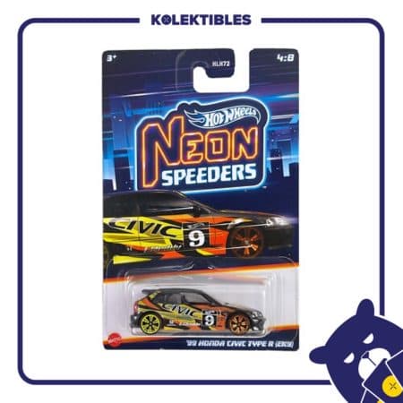 Hot Wheels – Neon Speeders ’99 Honda Civic Type R (EK9) - 01/169/07/22/190