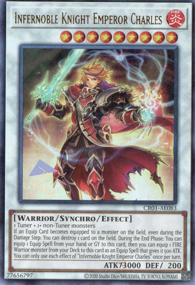 YU GI OH AE - CR01-AE083 Infernoble Knight Emperor Charles UL