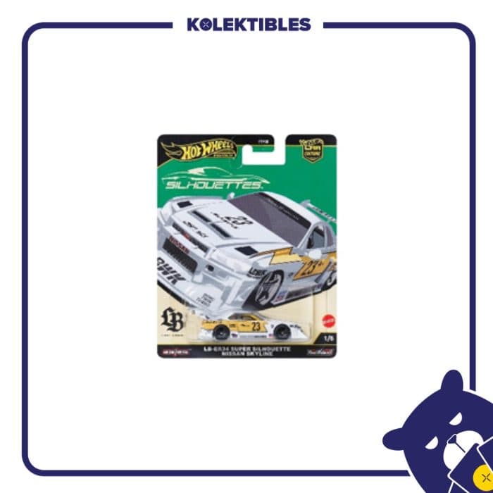 Hotwheels Premium – LB-ER34 Super Silhouette Nissan Skyline
