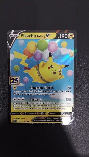 Pokémon Indonesia S8a - Pikachu Terbang V 023/028 RR 01/008/02/11/111