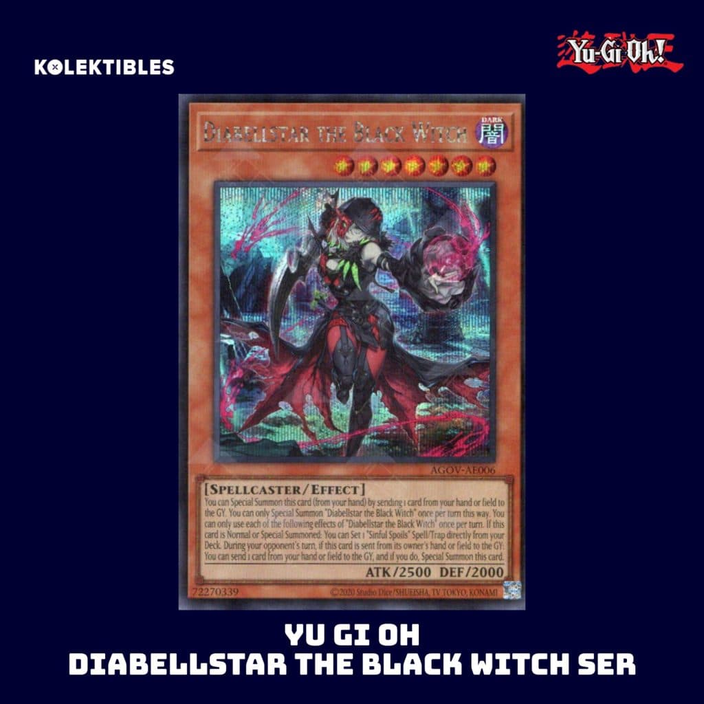 YU GI OH AE - AGOV-AE006 - Diabellstar the Black Witch SER