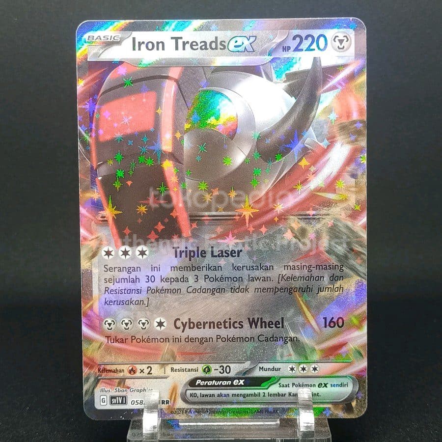 POKEMON INDONESIA Sv1V Iron Treads Ex 015/078 RR 01/008/02/11/111