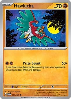 POKEMON ENGLISH - Twilight Masquerade - 107/167 - Hawlucha