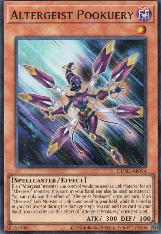 YU GI OH AE - Single Card - DUNE-AE094 Altergeist Pookuery (SR)