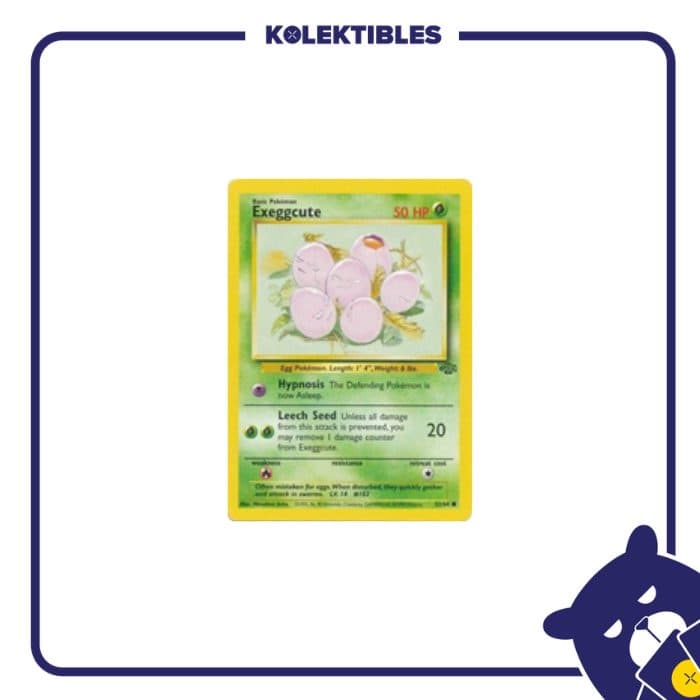 Pokemon English - 1999 Jungle Set 52/64 - Exeggcute - 01/280/02/11/111