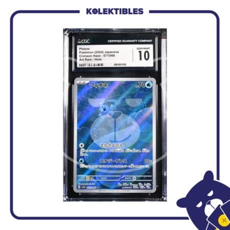 Phione 071 AR – Pokemon sv5a 2024 Japan – CGC 10 - 01/200/26/11/115