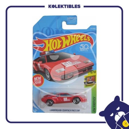 Hotwheels - Lamborghini Countach Pace Car (Merah) 01/133/07/22/190