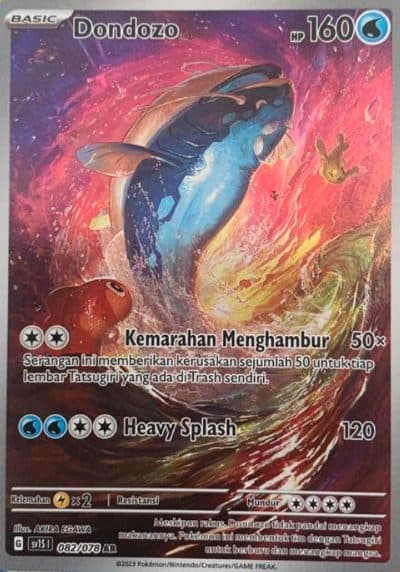Pokemon Indonesia - SV1S - 082/078 AR - Dondozo 01/164/02/11/111