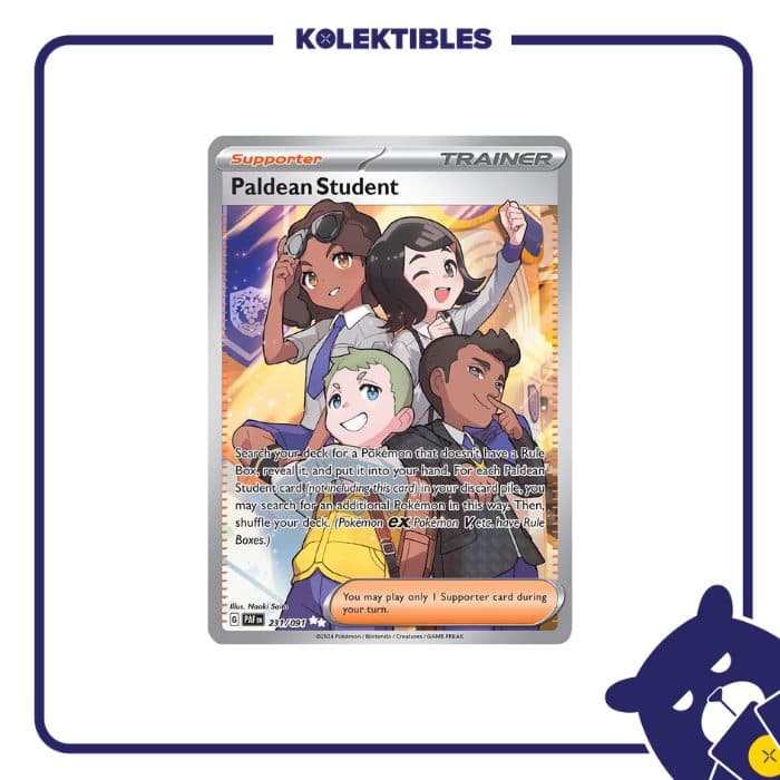 Pokemon English - PAF en 231/091 Paldean Student 01/194/02/11/111