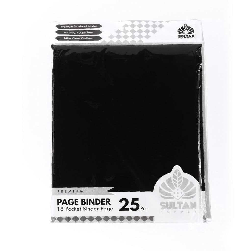 AKSESORIS - Sultan Premium Page 18 Pocket Side Load – Black (25ct)