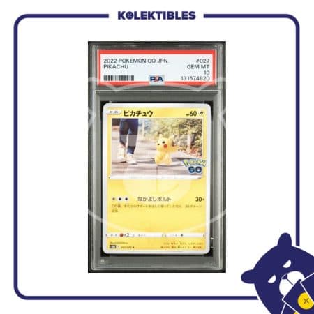 Pikachu 027 C - Pokemon Go 2022 Japan - PSA 10