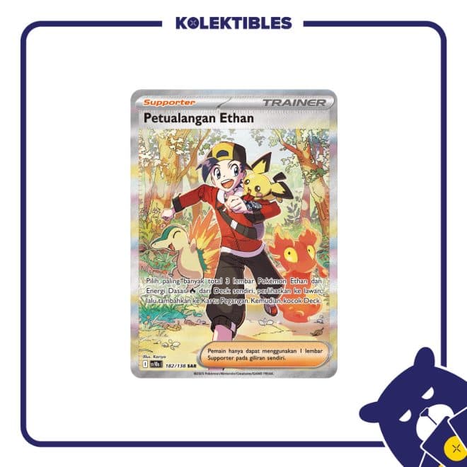 Pokemon Indonesia - SV10s 182/138 SAR - Petualangan Ethan