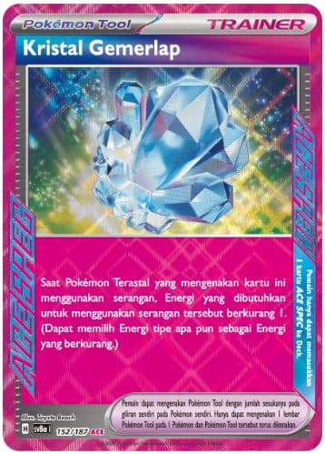 POKEMON INDONESIA – sv8a Kristal Gemerlap 152/187 ACE 01/069/02/11/111