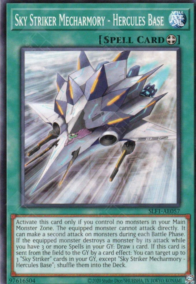 YU GI OH AE - SLF1-AE057 Sky Striker Mecharmory - Hercules Base (N)
