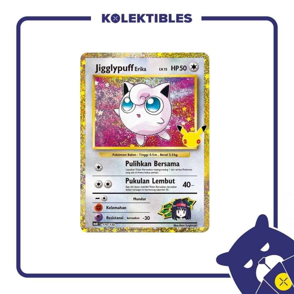 Pokemon Indonesia - MA6 170/130 Classic - Jigglypuff Erika 01/004/02/11/113