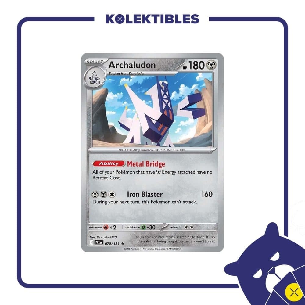 Pokemon English – PRE EN 070/131 Archaludon