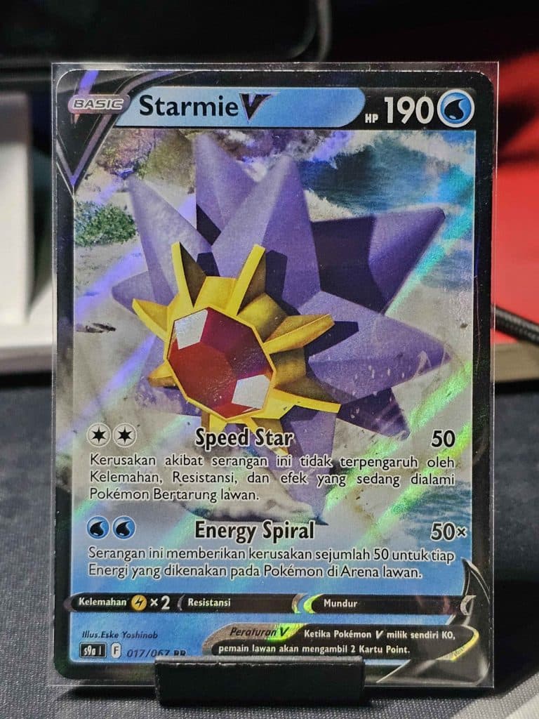 POKEMON INDONESIA - S9a - 017/067 RR Starmie V