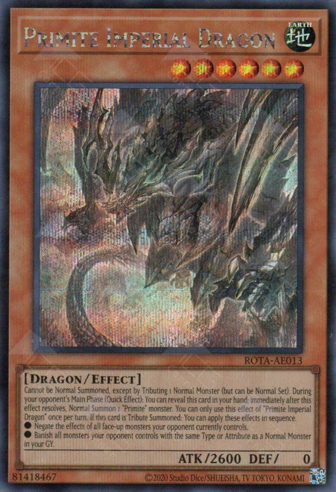 YU GI OH AE - Rota-AE013 Primite Imperial Dragon (SER)