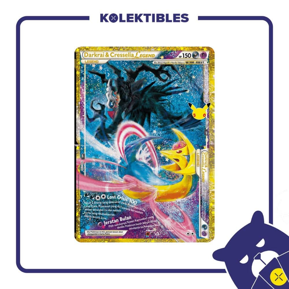 Pokemon Indonesia - MA6 182/130 Classic - Darkrai & Cresselia Legend (2-card set) (part 2)