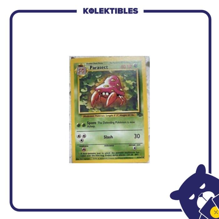Pokemon English - 1999 Jungle Set 41/64 - Parasect - 01/280/02/11/111