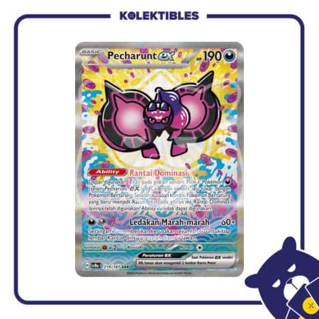 Pokemon Indonesia - SV8a 219/187 SAR - Pecharunt EX