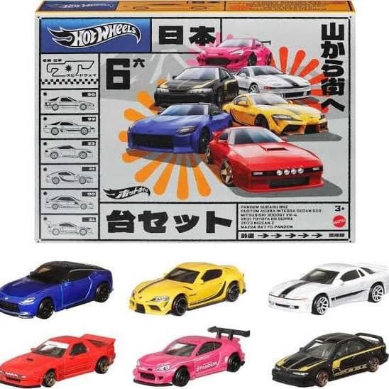 Hot wheels – Japan cars box putih 01/133/07/22/190