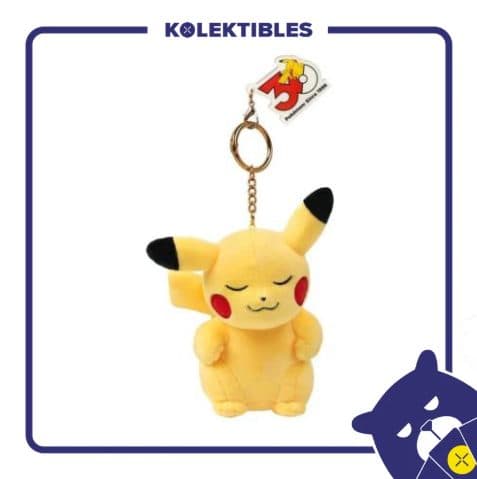 Plush Keychain – 30th Anniv Pikachu Expression Series – Hands on Hips 01/290/032/11/111