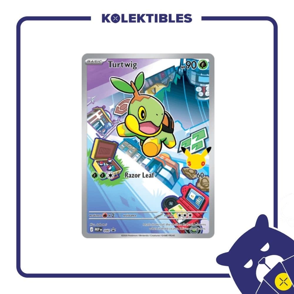 Pokemon English - MEP EN 040 Promo Card - Turtwig 01/194/02/11/111