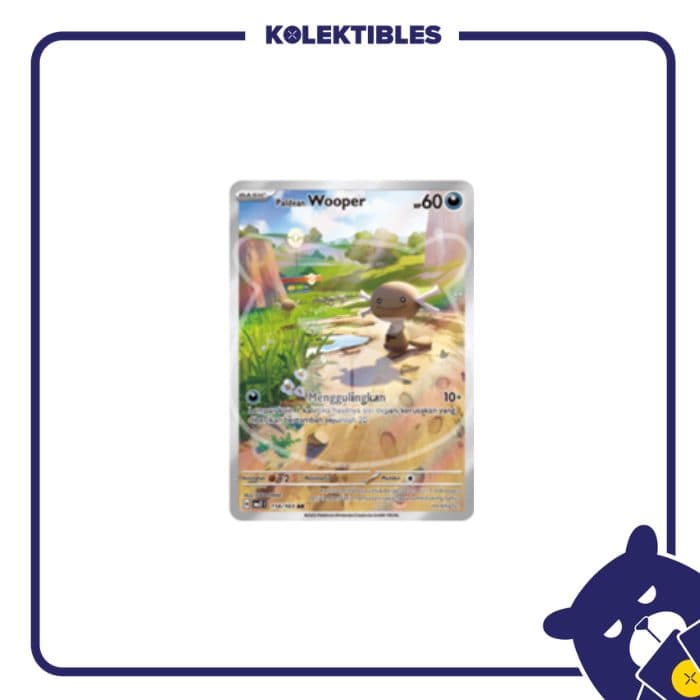 Pokemon Indonesia – ma2 114/103 AR Paldean Wooper 01/132/02/11/111