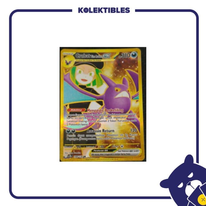Pokemon Indonesia – sv10s 188/138 UR Crobat Tim Roket Ex 01/232/02/11/112