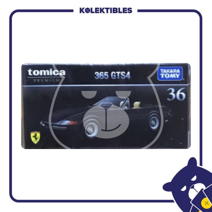 Tomica Premium Box Hitam - 36 - 365 GTS4 01/159/08/25/193