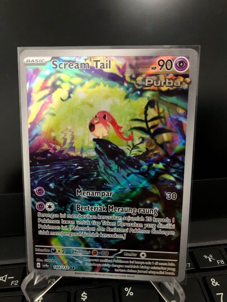 POKEMON INDONESIA – sv4s 144/132 AR Scream Tail 01/081/02/11/111