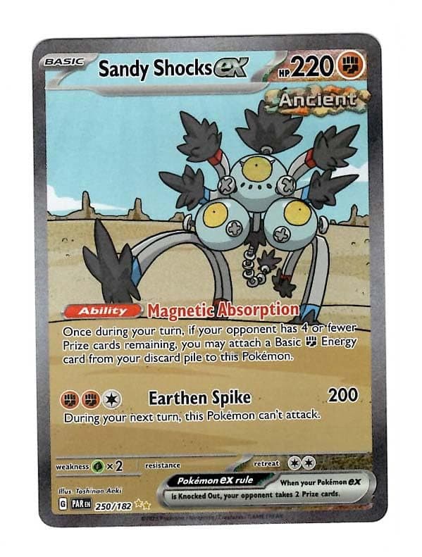 POKEMON ENGLISH - PAR Sandy Shocks Ex 250/182 01/071/02/11/111