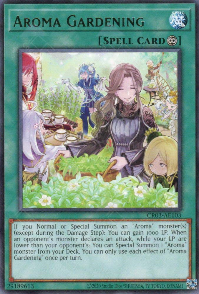 YU GI OH - CR03-AE103 Aroma Gardening (R)