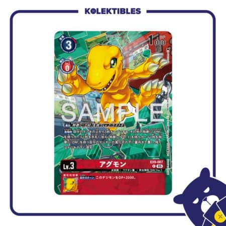 Digimon Japan – EX9-007 Parallel – R Agumon