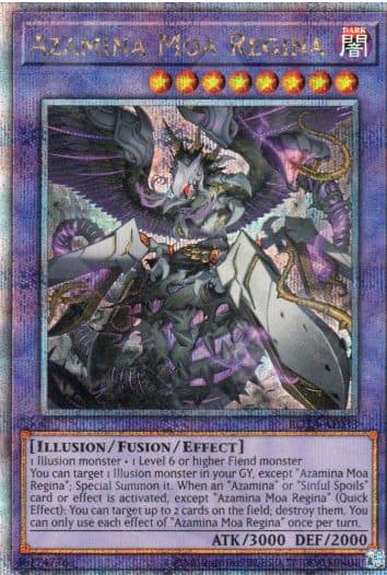 YU GI OH AE - Rota-AE033 Azamina Moa Regina (QCSR) (Auction Hengky Split Direct)