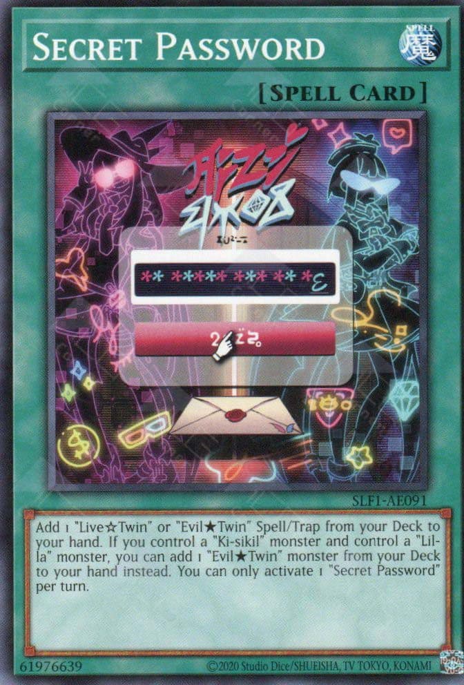 YU GI OH AE - SLF1-AE091 Secret Password (N)