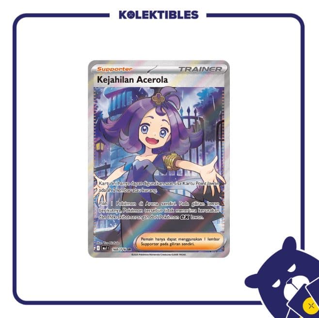 Pokemon Indonesia - MA1 168/126 SR - Kejahilan Acerola