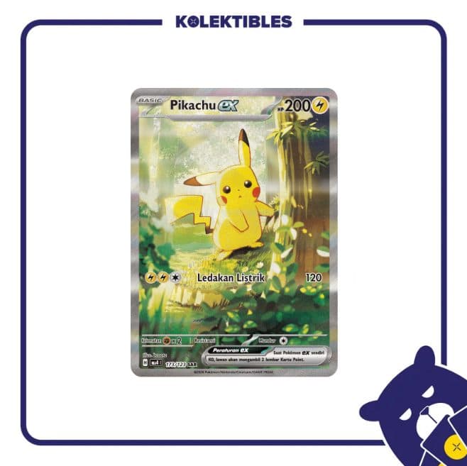 Pokemon Indonesia - MA4 173/123 SAR - Pikachu EX