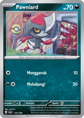 POKEMON INDONESIA SV4A PAWNIARD – 122/190