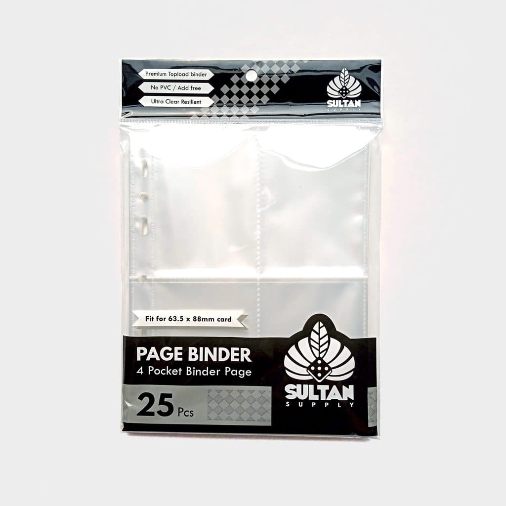 AKSESORIS - Sultan Page 4 Pocket 7 Holes – Clear (25ct)