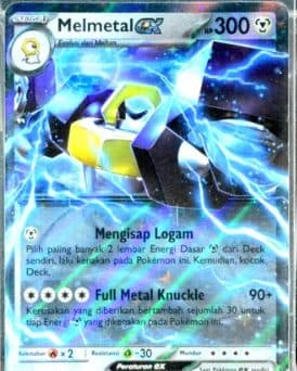 Pokemon Indonesia SvDs Melmetal Ex 108/163 01/017/02/11/111