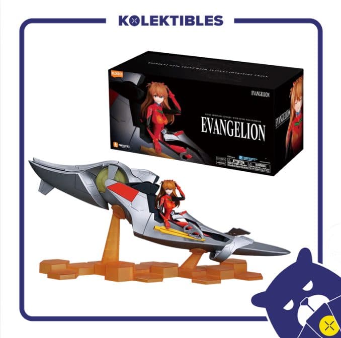 Blokees Figures – Evangelion Miracle Edition Neon Genesis – Asuka Shikinami with Entry Plug Interior