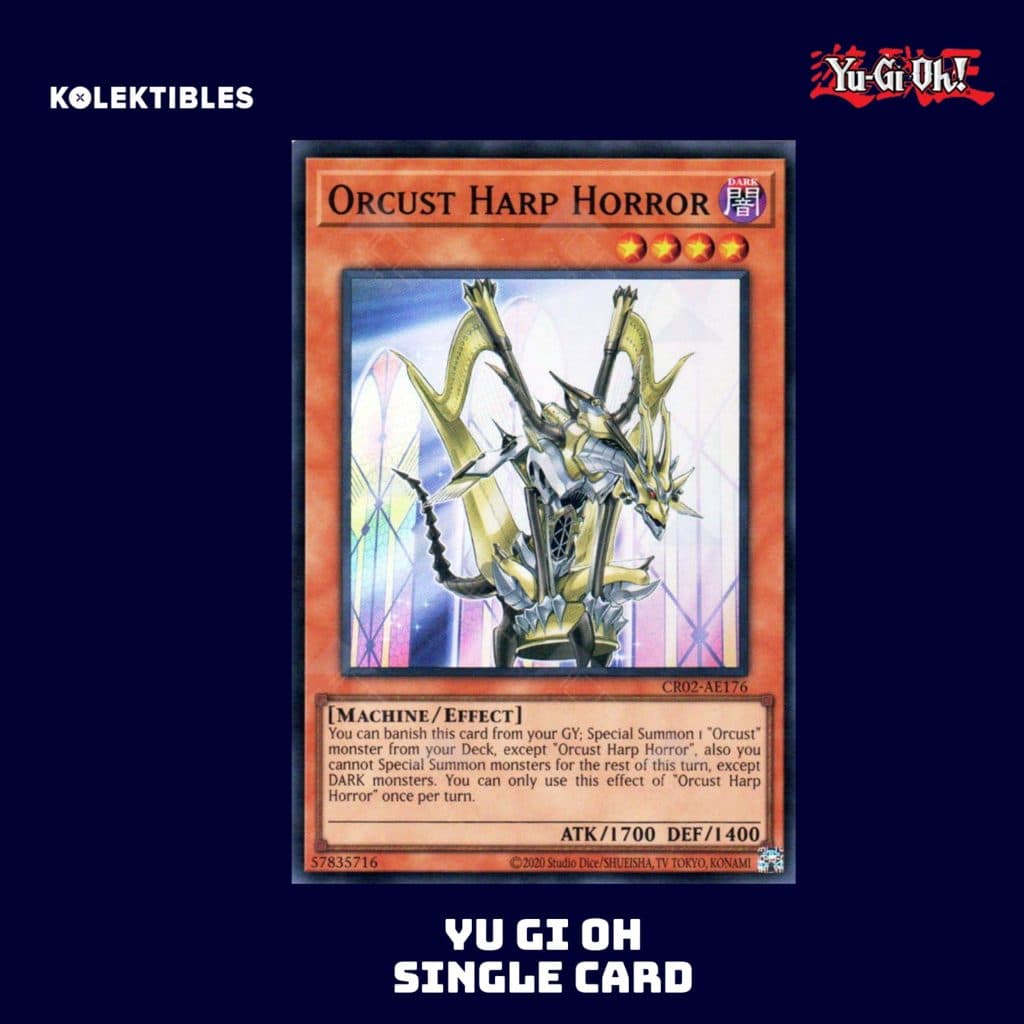 YU GI OH ASIA ENGLISH - CR02-AES25 - Orcust Harp Horror SER